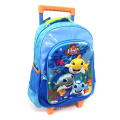 Hot Sale Wheeled Backpack EVA 3D Carton Trolley School Bags Set For Children